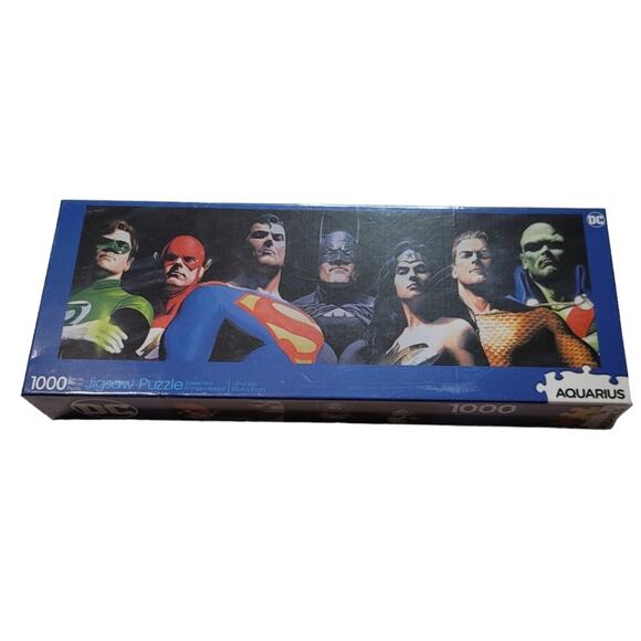 DC Justice League 1000 Jigsaw Puzzle - Picture 2 of 9